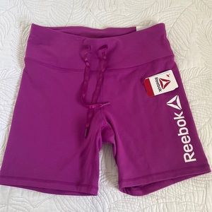 NWT Reebok fitted bike shorts